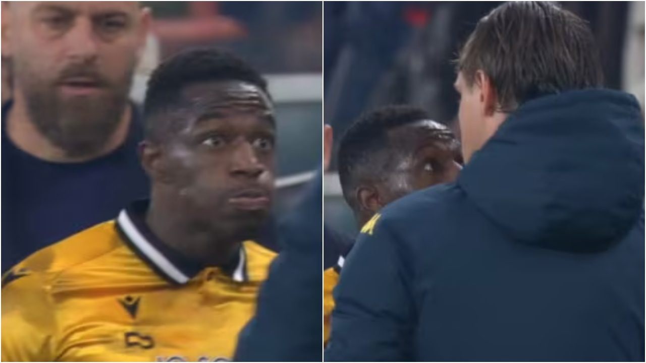Kamara esce dal campo lentamente, Colombo si stizzisce: rissa nel finale di Genoa-Udinese