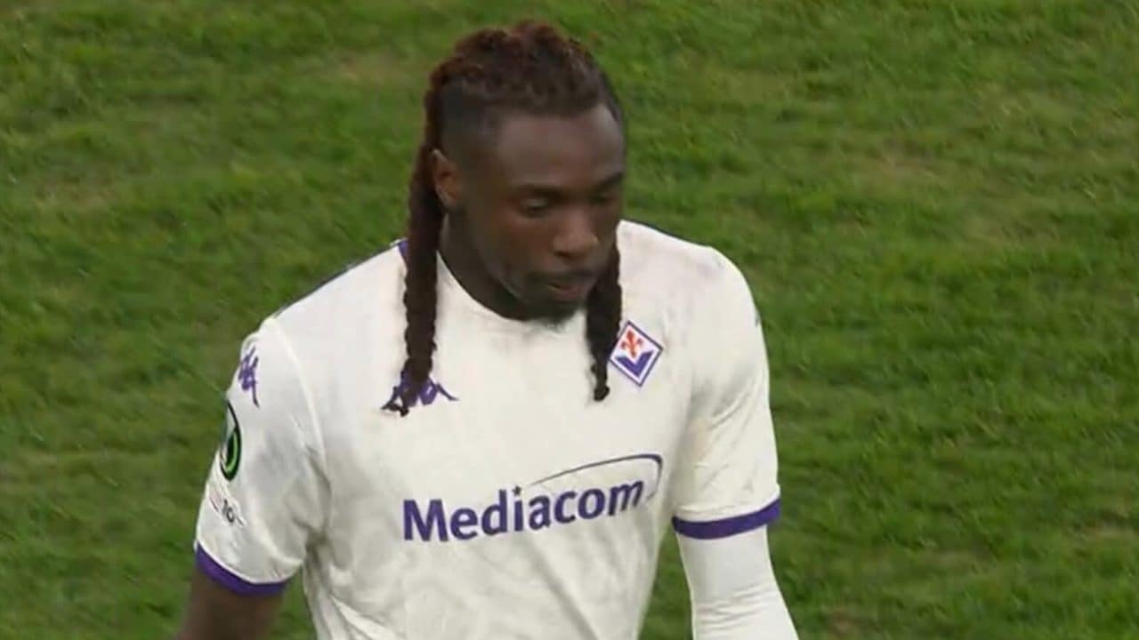 Kean furioso con Vanoli dopo la sostituzione, l'allenatore della Fiorentina: "Vuol dire che ci tiene"