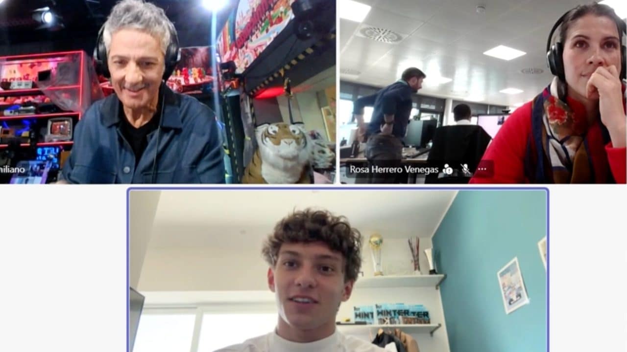 Kimi Antonelli a La Pennicanza, il programma di Fiorello.