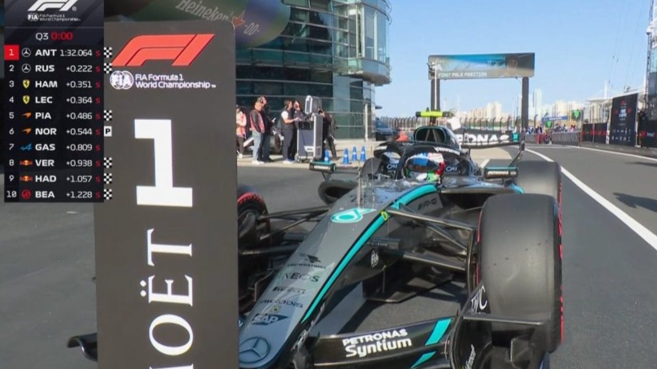 Kimi Antonelli fa la pole e riscrive la storia della F1 in Cina: Hamilton terzo nelle Qualifiche