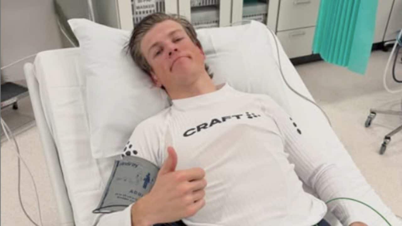 Klaebo dall'ospedale dopo la caduta in Coppa del Mondo: "Devo prendermi cura della testa"