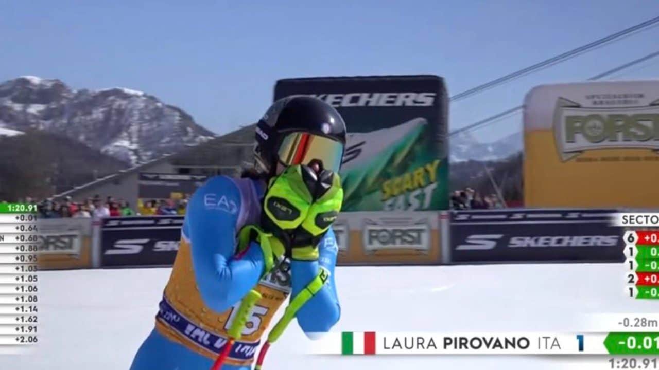 Laura Pirovano trionfa ancora in Val di Fassa: vince un'altra discesa, stavolta per un centesimo