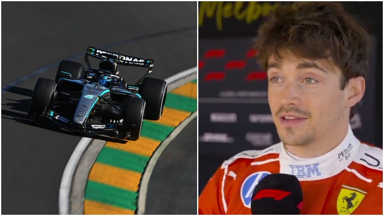 Leclerc sbalordito dalla "vera" Mercedes nelle FP2 a Melbourne: "È impressionante. Spero di sbagliarmi"