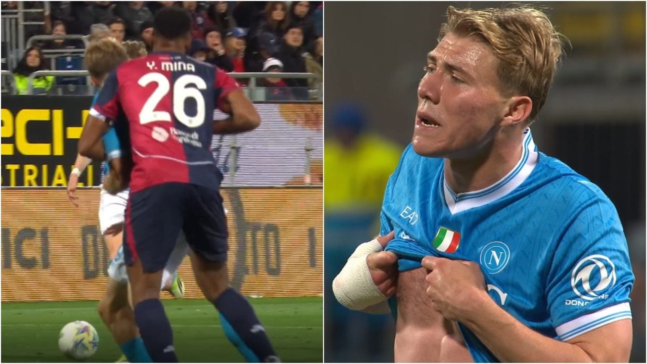 Yerry Mina e il trucchetto anti-sportivo su Hojlund: gli ha fatto "la mossa del capezzolo"