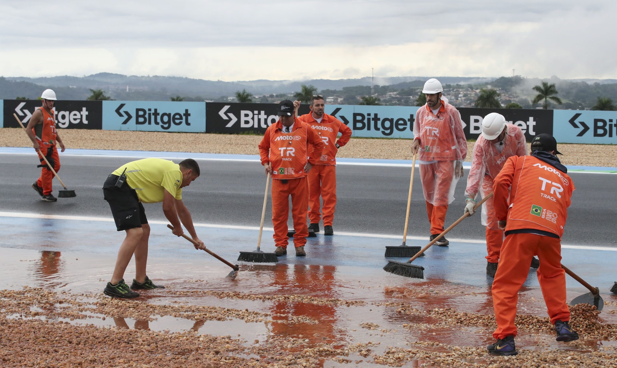 Marc Marquez e le condizioni estreme della MotoGp in Brasile: "Esce acqua da sotto l'asfalto"
