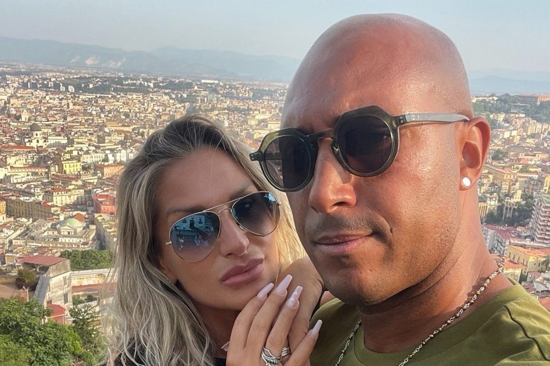Reginaldo a Napoli con la sua attuale compagna