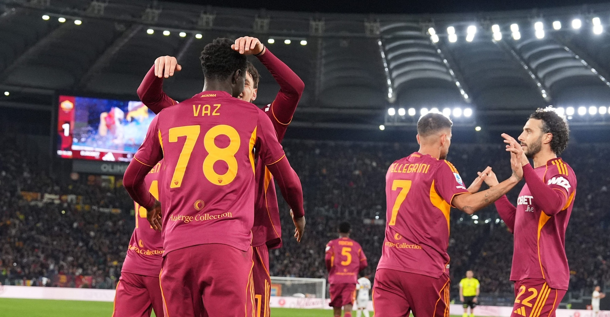 La Roma batte il Lecce con un gol di Robinio Vaz: Juve scavalcata nella corsa Champions