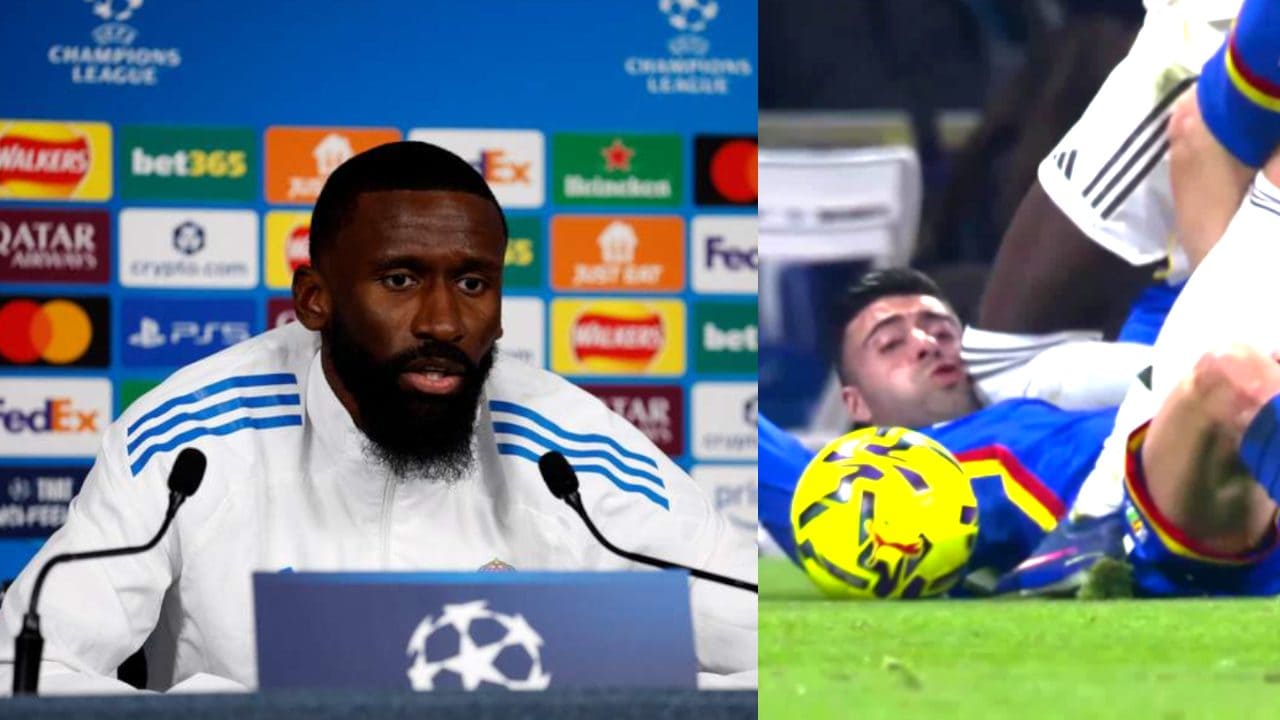 Rudiger e la ginocchiata sul viso a Rico: "Se gli avessi voluto far male non si sarebbe rialzato"