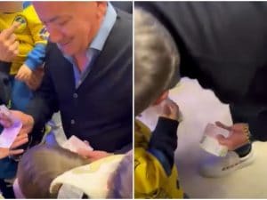 Il video del presidente della Scafatese che regala banconote da 500 euro dopo la promozione in C