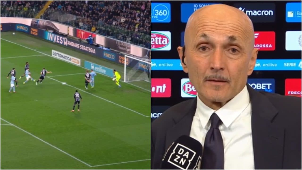 Conceiçao e il gol annullato in Udinese-Juve: Spalletti protesta in diretta TV