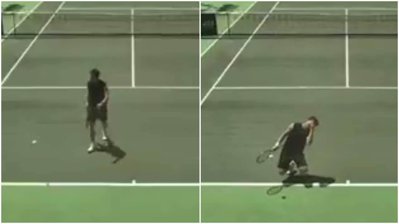 Stefan Kozlov colpito da una pallina datagli da un raccattapalle: si accascia come fosse un proiettile