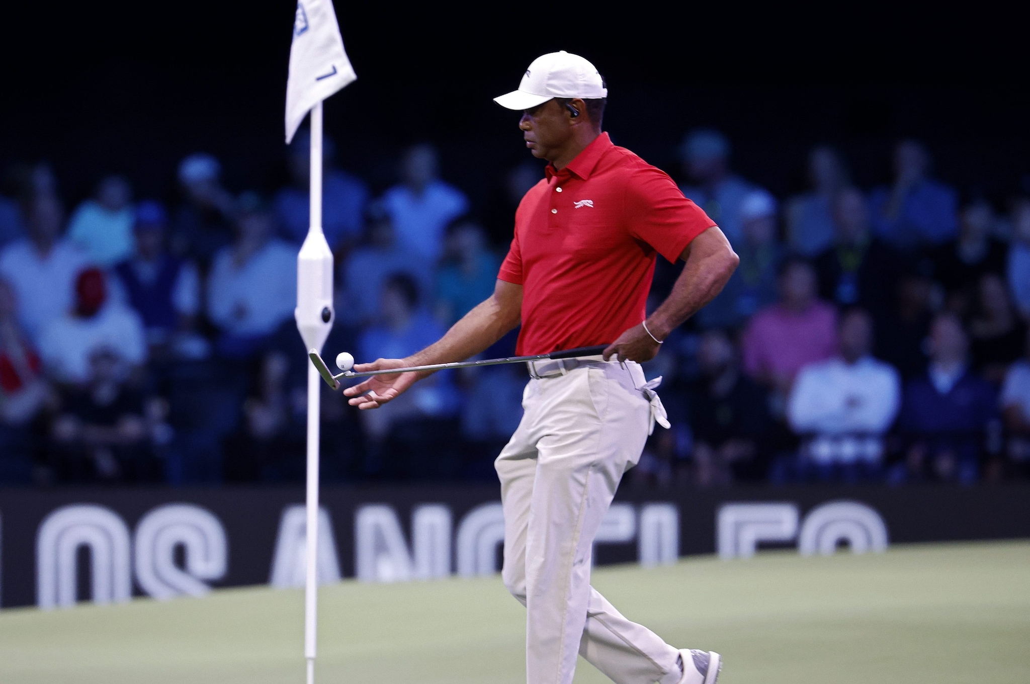 Tigr Woods in azione tre giorni prima dell’incidente stradale