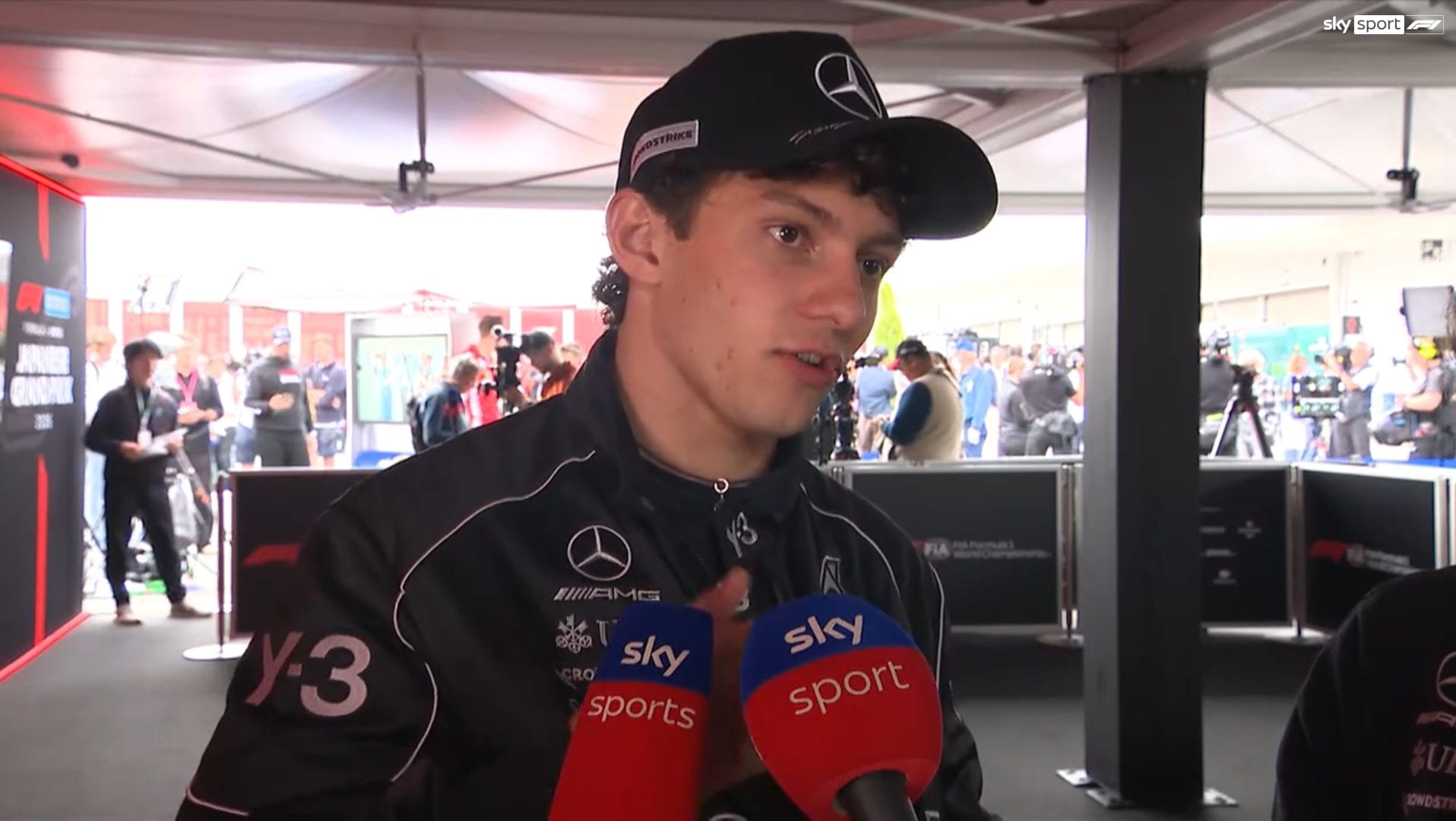 Kimi Antonelli dopo la vittoria di oggi.