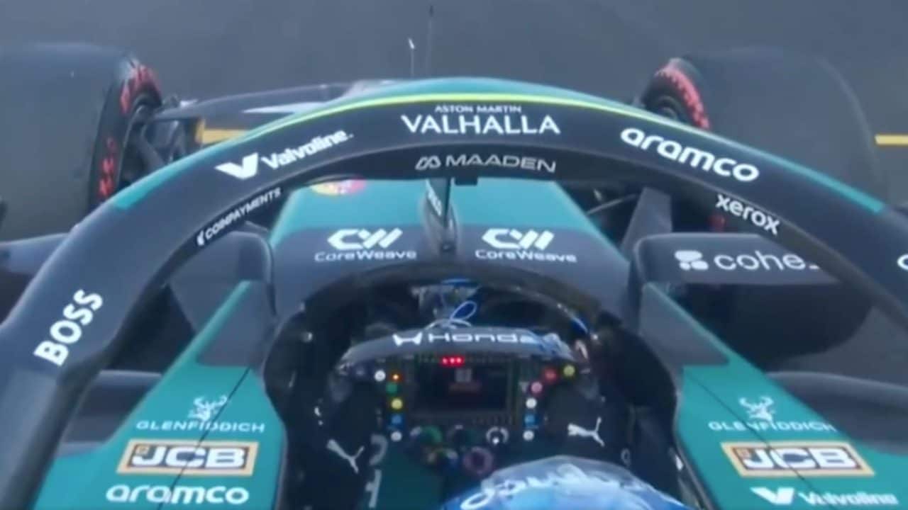 Il video onboard di Alonso in Giappone mostra le vibrazioni pericolose dell'Aston Marin: trema anche ferma