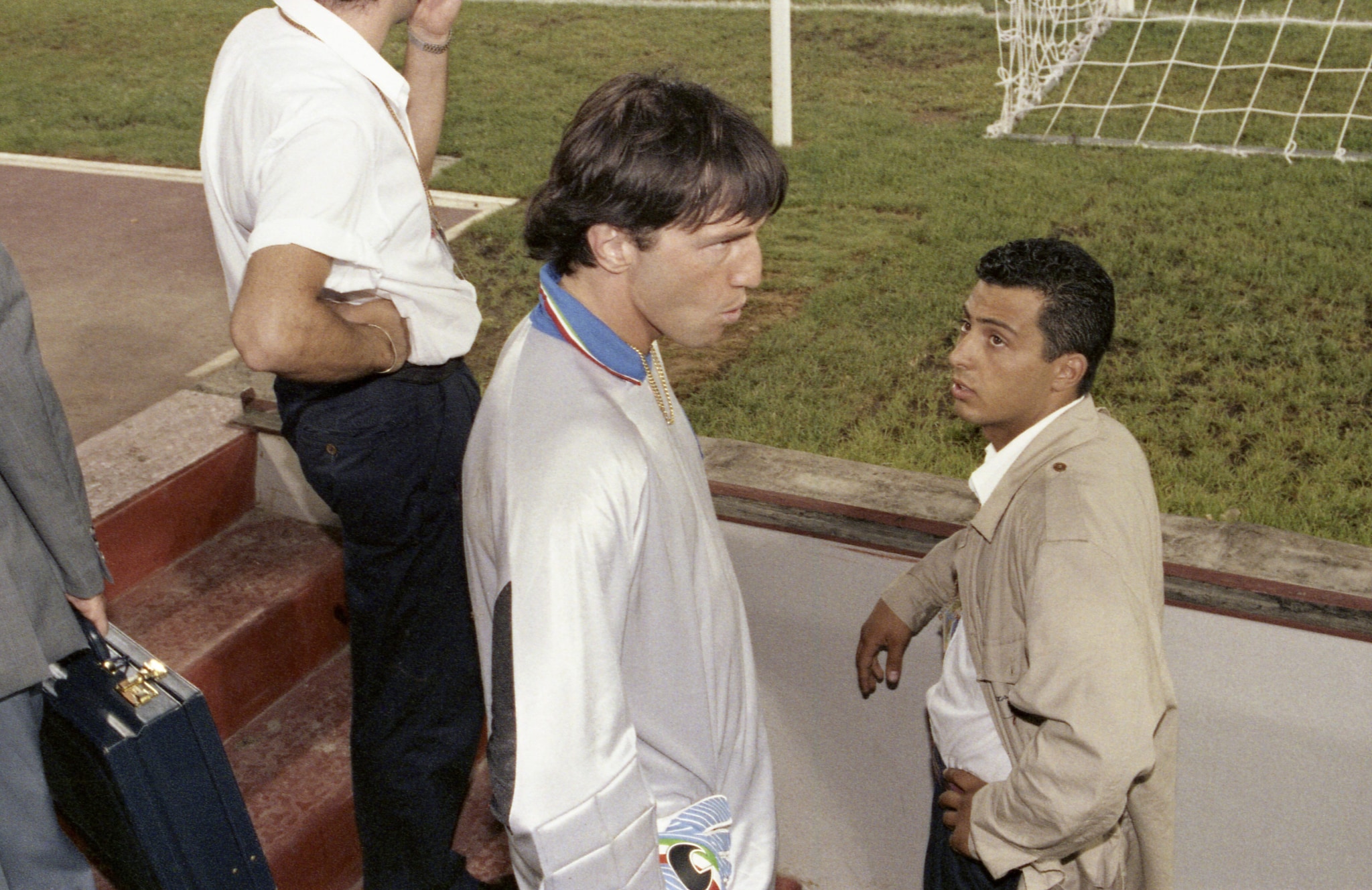 Walter Zenga con la maglia della Nazionale italiana.