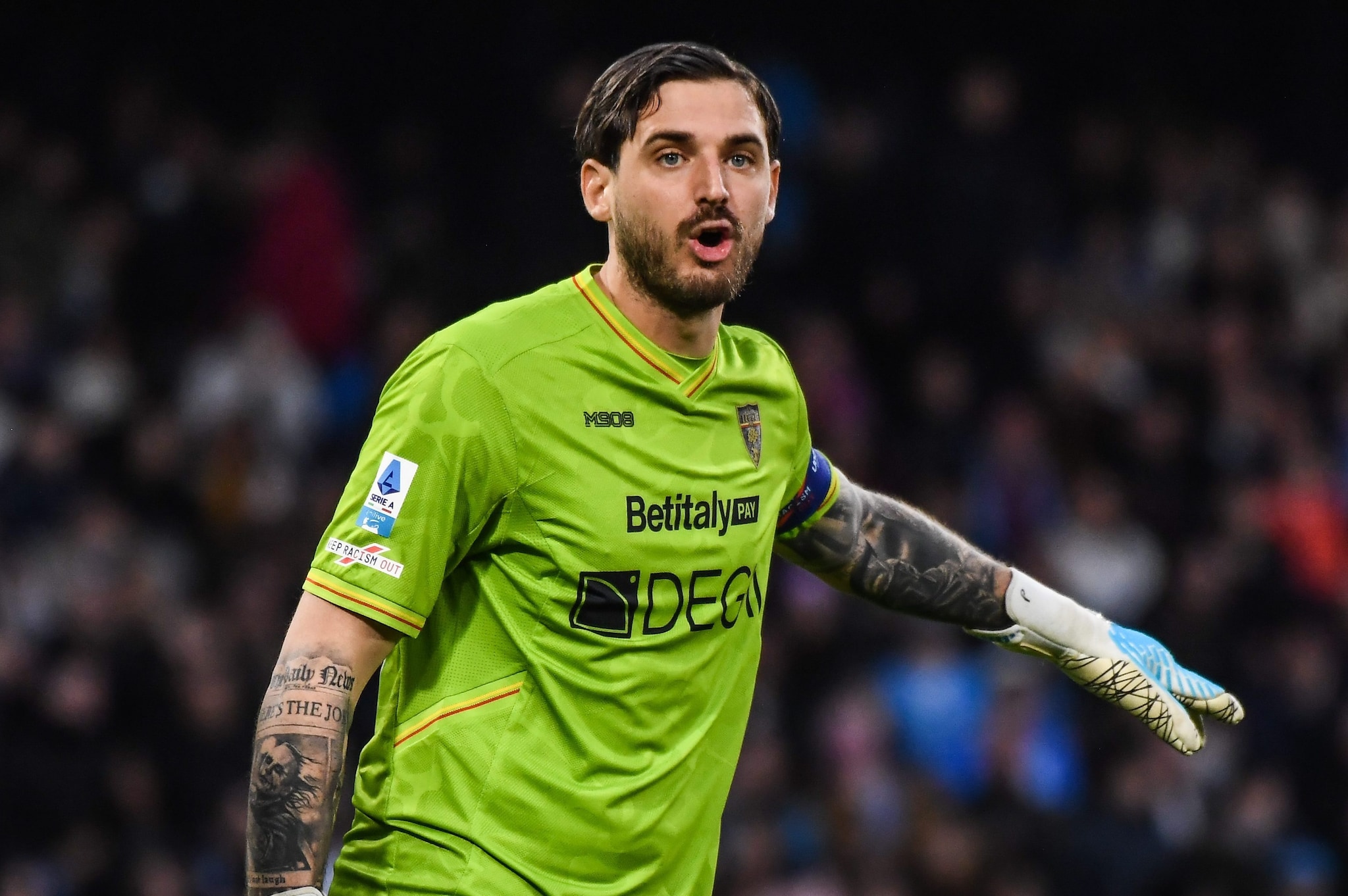 Wladimiro Falcone è uno dei punti di forza del Lecce