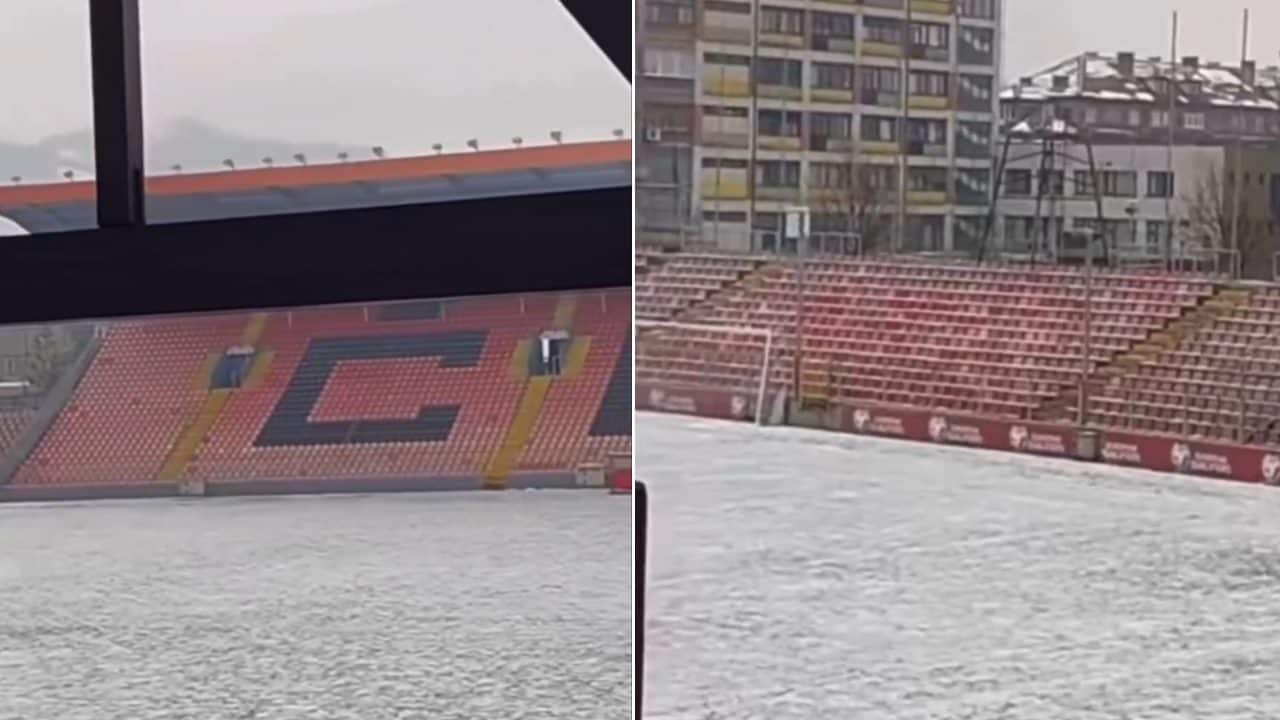 Neve e pioggia in Bosnia, campo quasi impraticabile: l'Italia cambia il programma e rimanda la partenza