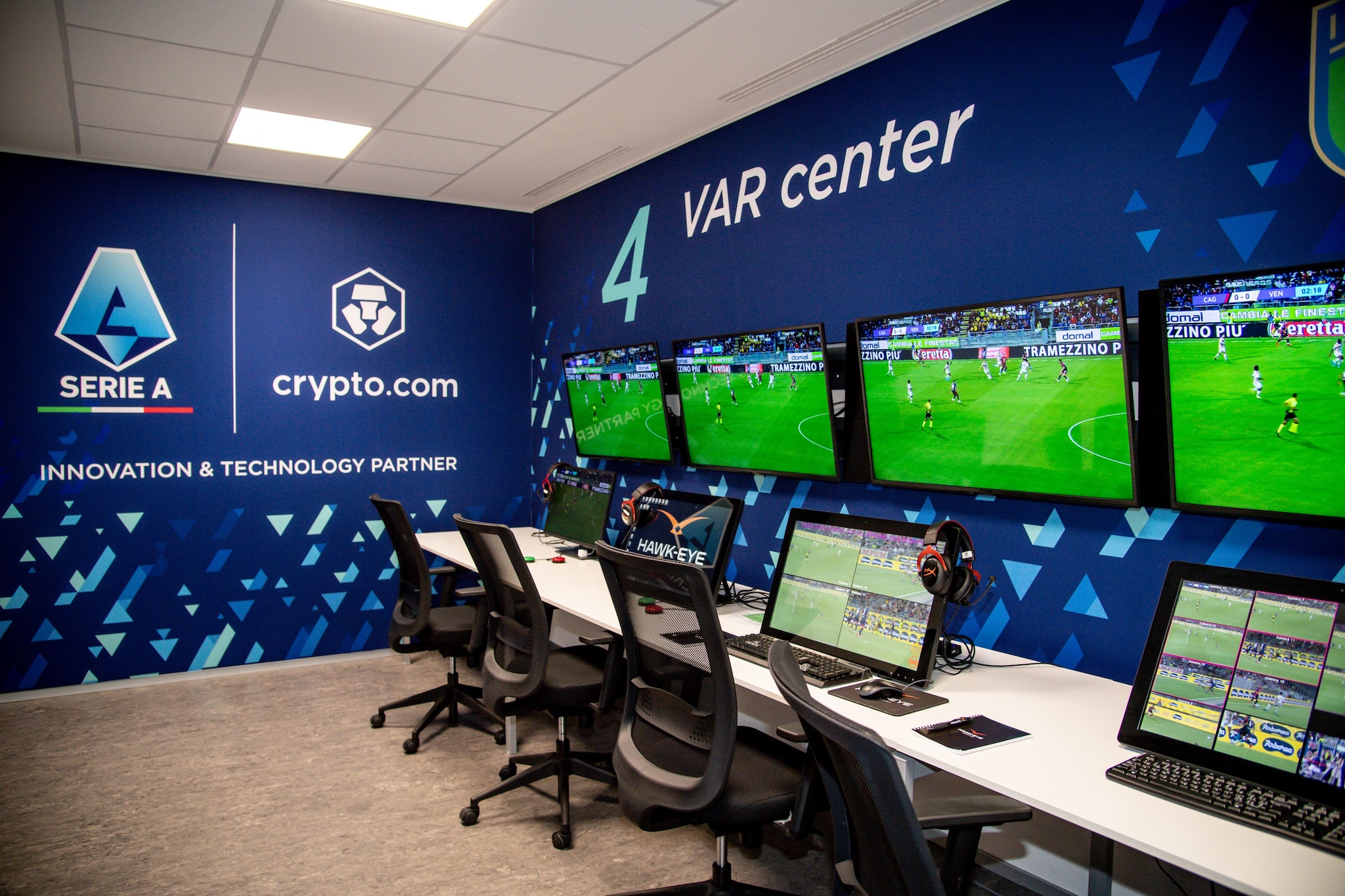 La Sala VAR di Lissone, operativa in Serie A dall’agosto 2021