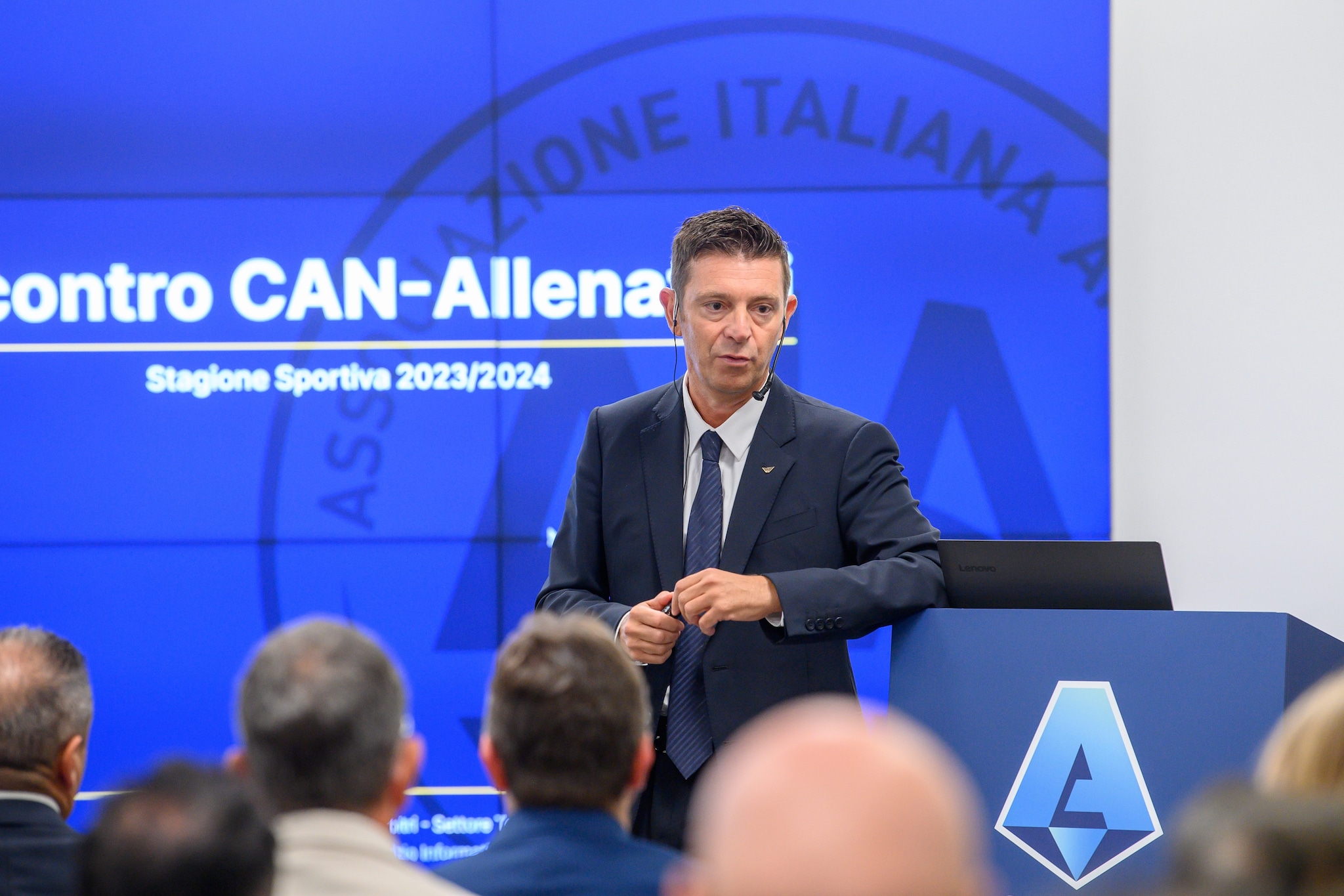 Giuanluca Rocchi, ex arbitro e designatore dal luglio 2021: dopo l’inchiesta penale si è auto–sospeso