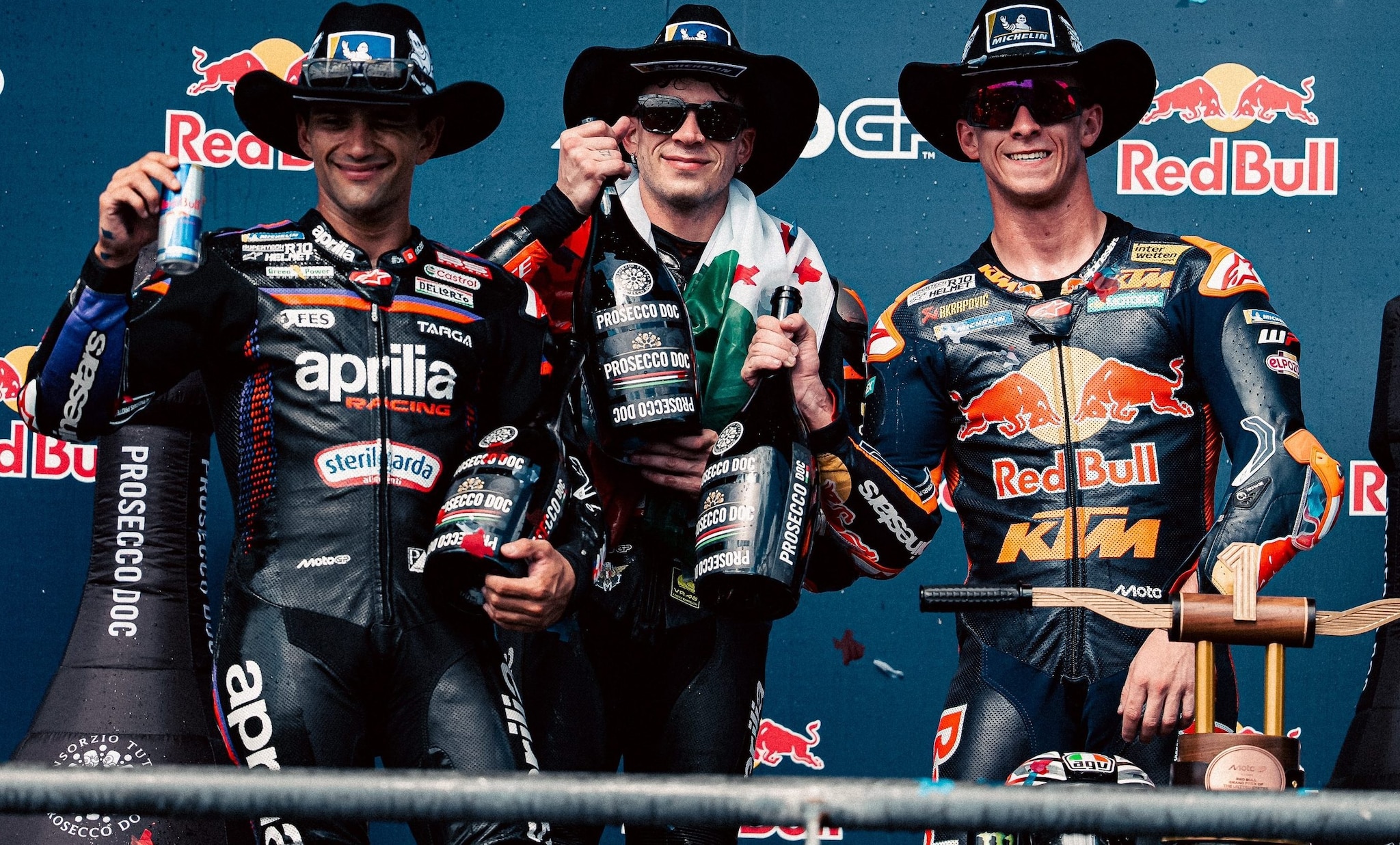 La doppietta Bezzecchi–Martin per Aprilia ad Austin.