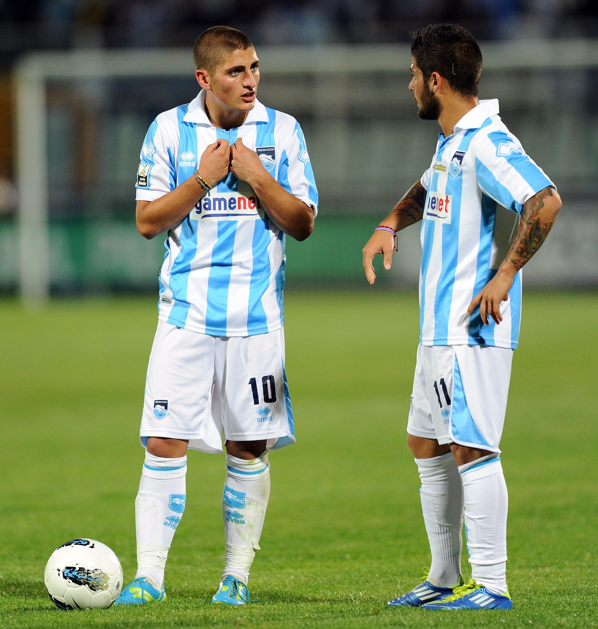 Verratti con Insigne al Pescara.