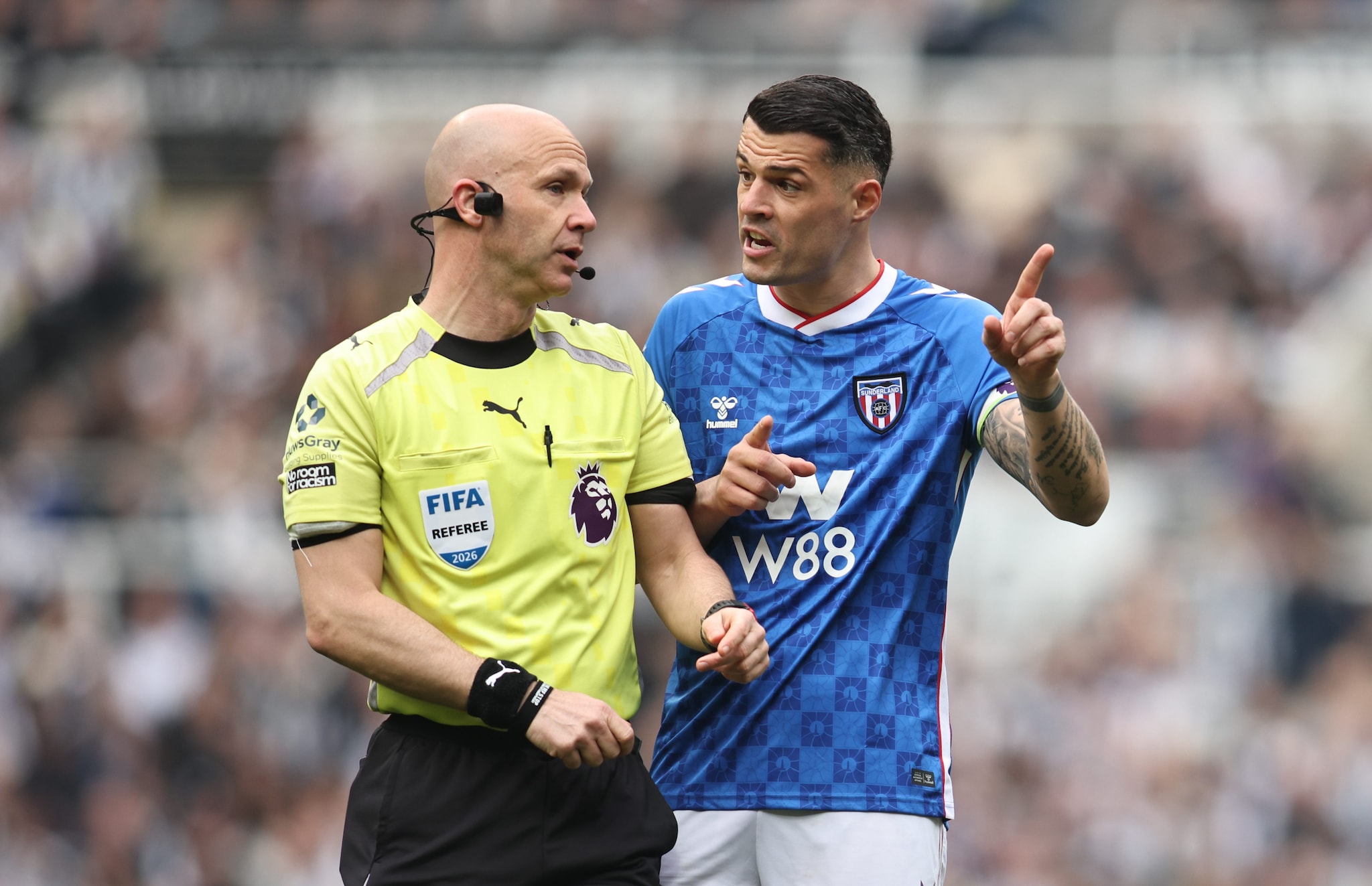 Taylor durante l’ultima partita diretta in Premier lo scorso weekend.