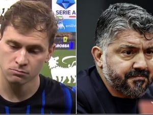 Barella ripensa a Gattuso dopo il Cagliari: “Nessuno di noi meritava questa delusione”