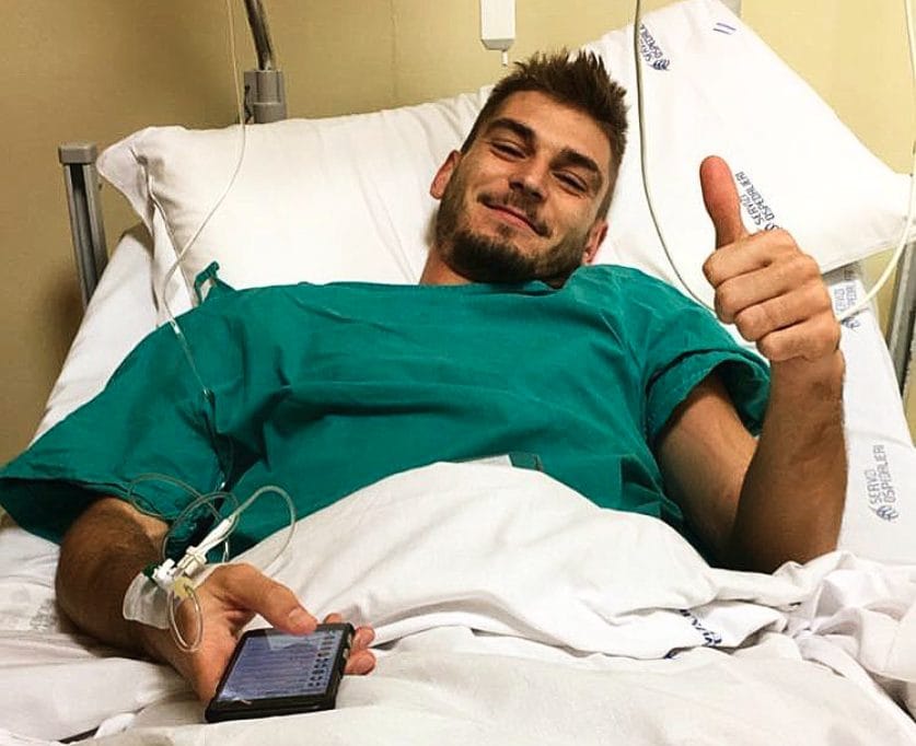 Giandonato ha subito diversi infortuni nella sua carriera.