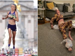 McColgan insanguinata al traguardo della Maratona di Londra: “Sembrava che il piede mi fosse esploso”