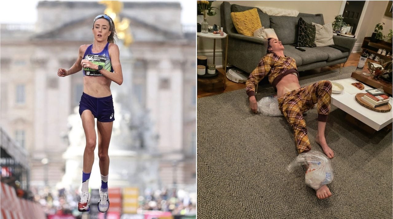 McColgan insanguinata al traguardo della Maratona di Londra: "Sembrava che il piede mi fosse esploso"