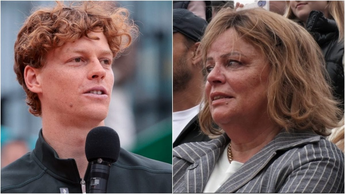 La madre di Sinner, Siglinde, è apparsa nel box solo al termine della finale di Monte Carlo.
