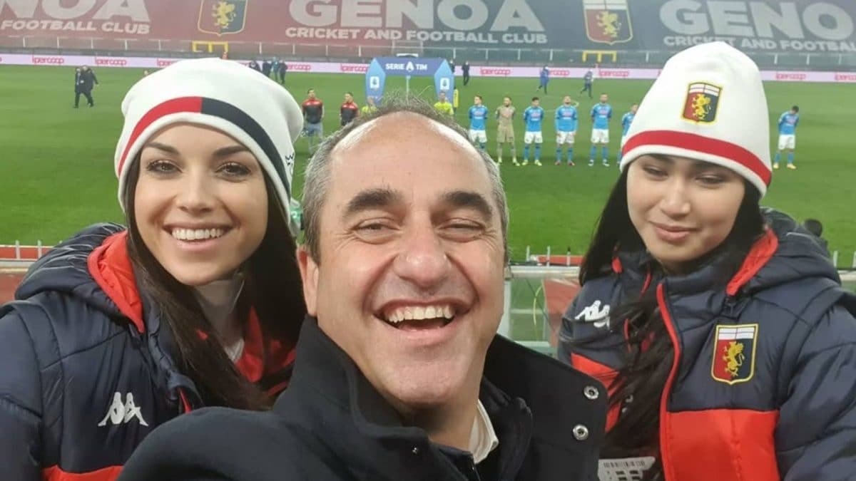 Andrea Carretti, speaker del Genoa da 15 anni.