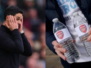 La sfottò delle bottiglie d’acqua diventa realtà: l’Arsenal perde col Manchester City, Premier riaperta
