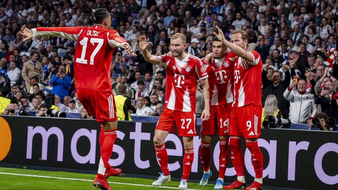 Super Bayern al Bernabeu! Real Madrid battuto 2-1: Olise incanta, Luis Diaz e Kane decidono