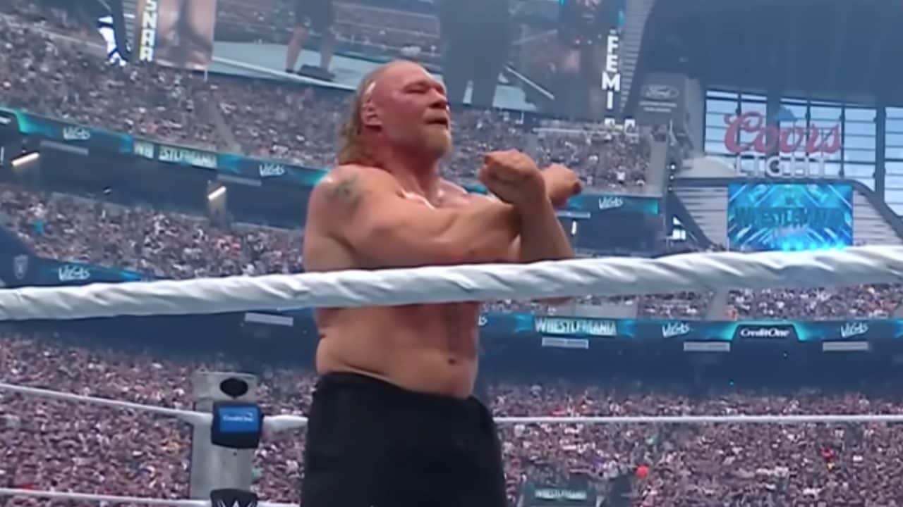 Brock Lesnar incrocia le braccia dopo essersi ritirato dalla WWE: significa che non sta fingendo