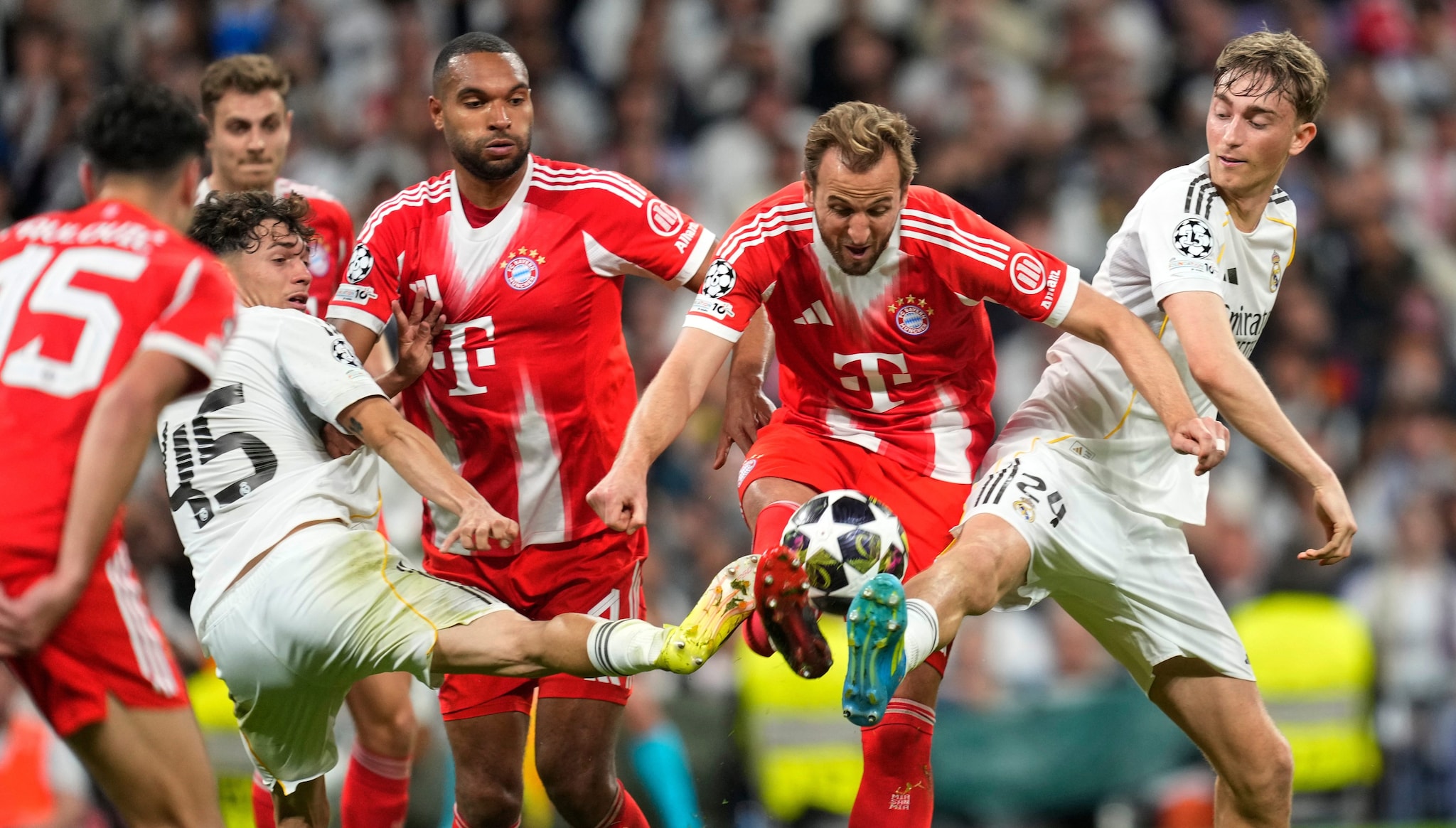 Champions in TV, dove vedere Bayern-Real Madrid e Arsenal-Sporting oggi: orari e canali delle partite