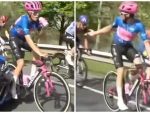 Beloki colpito dall’auto della Lidl-Trek durante la tappa dell’Itzulia: squalifica e multa al team