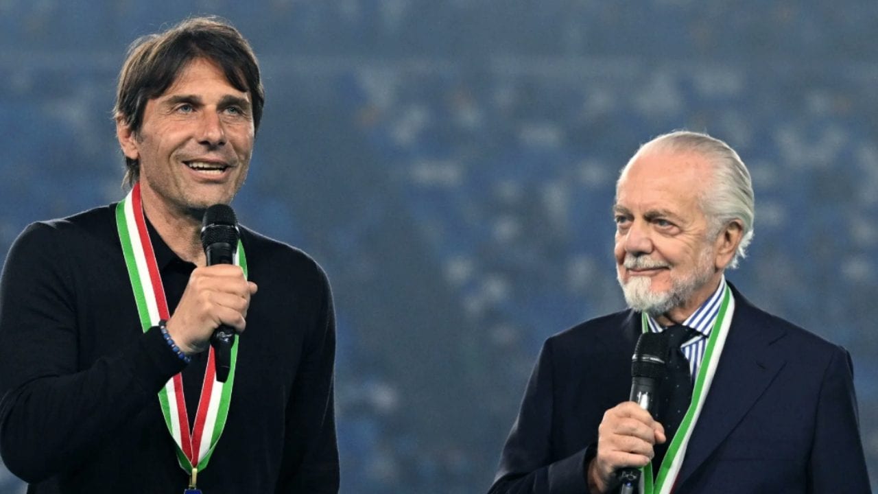 De Laurentiis: "Conte dica subito se vuole andare via, altrimenti non abbandonerà mai il Napoli"