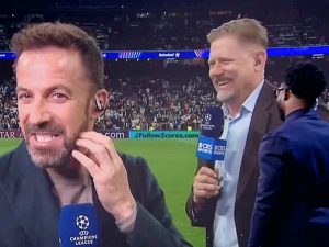 Del Piero si mostra con la barba, Micah Richards interrompe l’intervista: “Alex, che succede?”