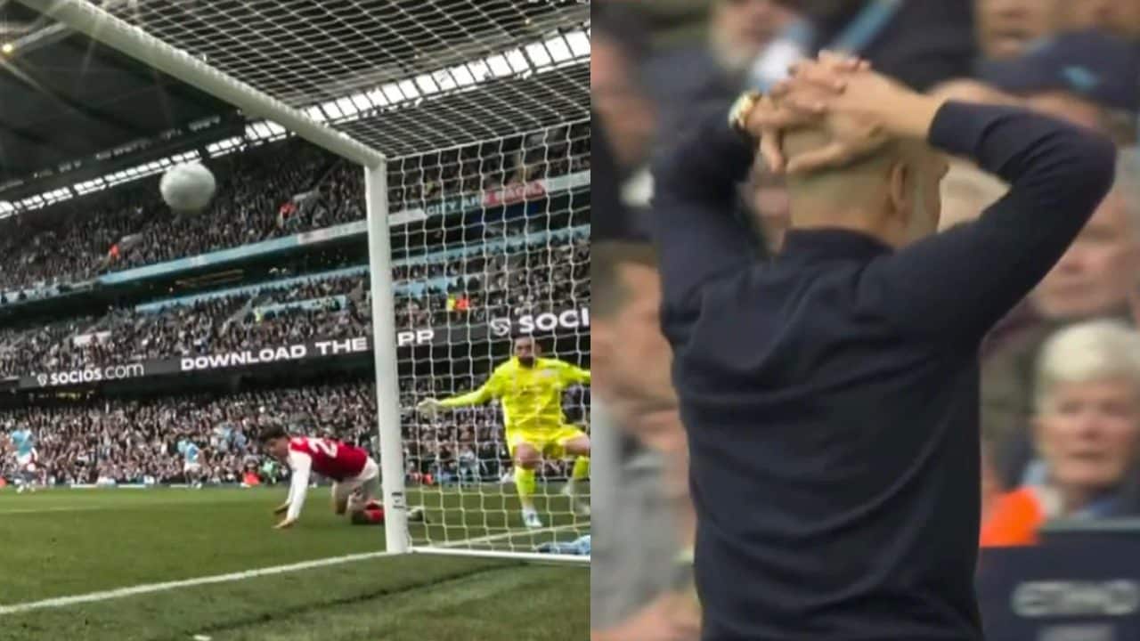 Donnarumma fa un erroraccio e l'Arsenal fa gol: è una giocata incomprensibile, Guardiola incredulo