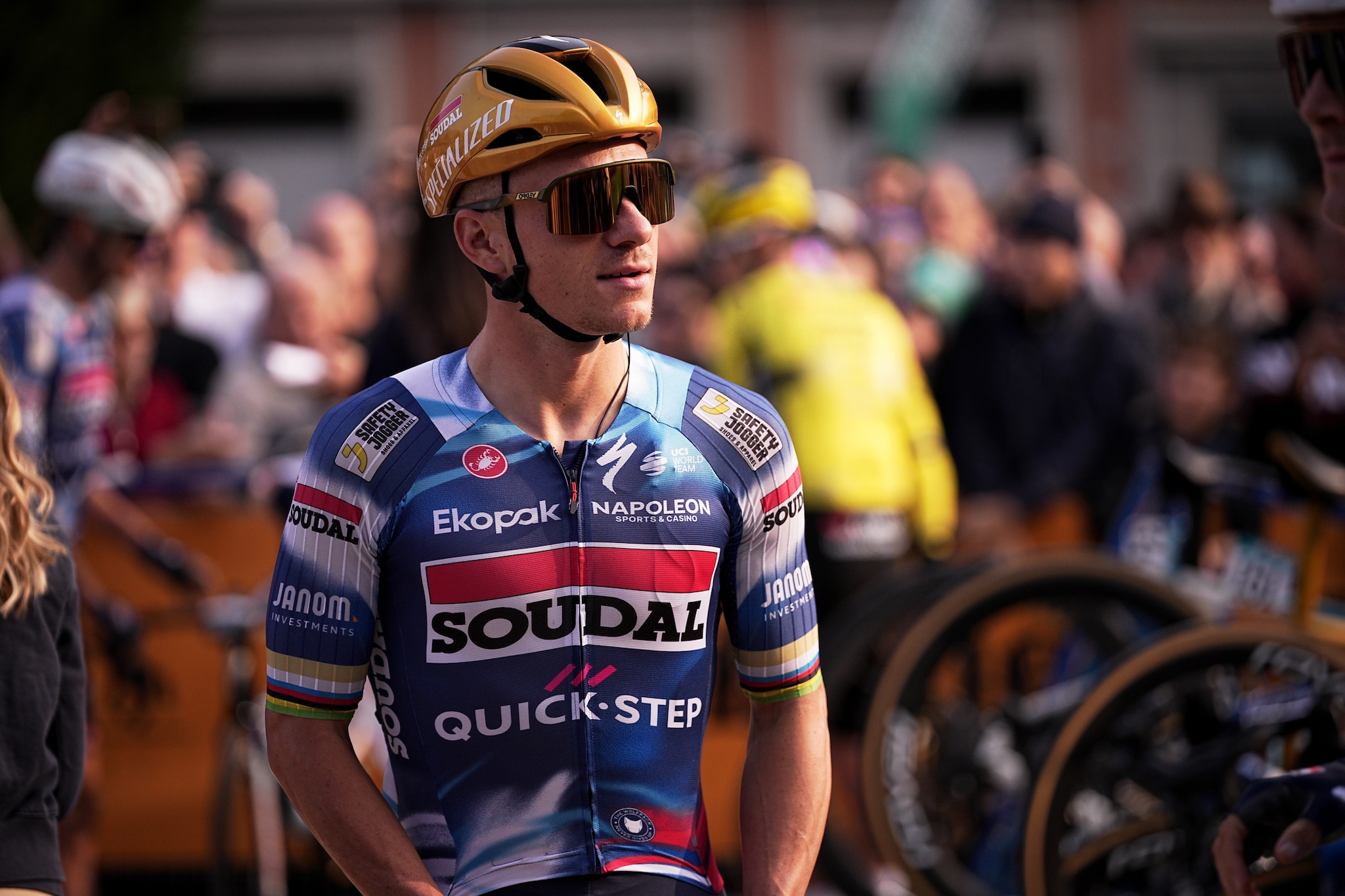 Remco Evenepoel fino alla scorsa stagione correva per la Soudal Quick Step: è al primo anno in Red Bull Bora