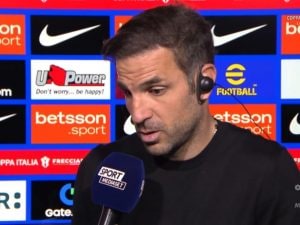 Fabregas orgoglioso del suo Como: “Arrabbiarmi oggi sarebbe sbagliato”