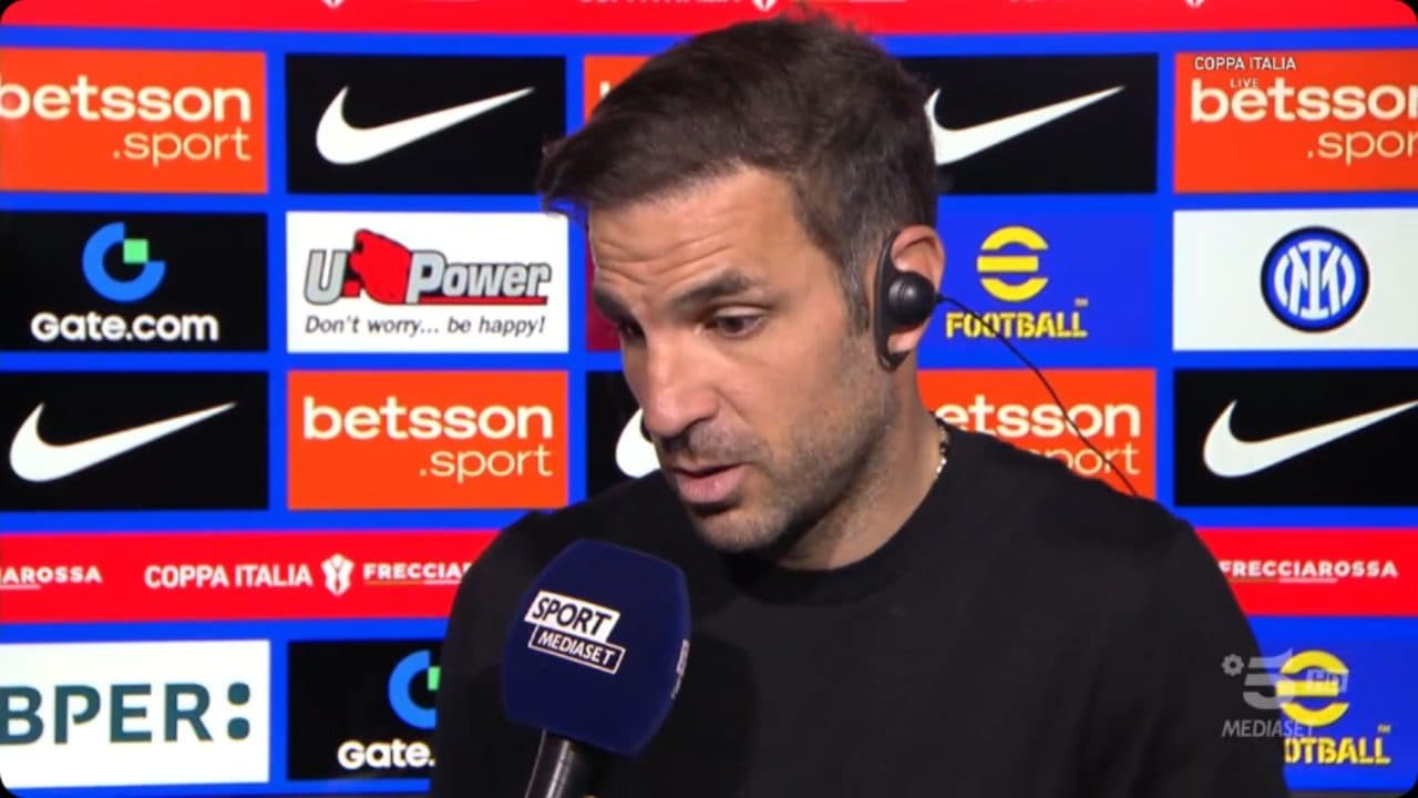 Fabregas orgoglioso del suo Como: "Arrabbiarmi oggi sarebbe sbagliato"