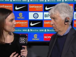 Gasperini imbarazzato in tv dopo Inter-Roma: la domanda su Gatti lo mette in difficoltà