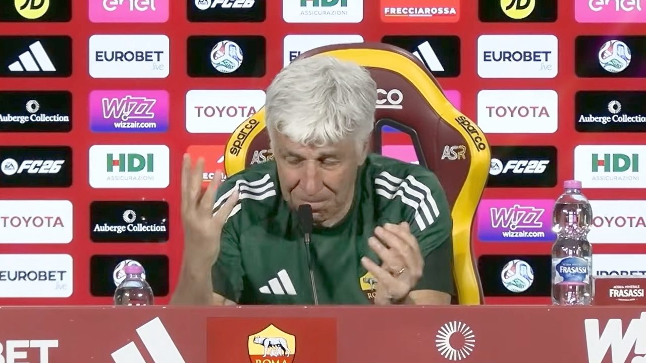 Gasperini prima di Roma-Atalanta: "Sorpreso dai toni di Ranieri". Poi piange per Percassi e se ne va