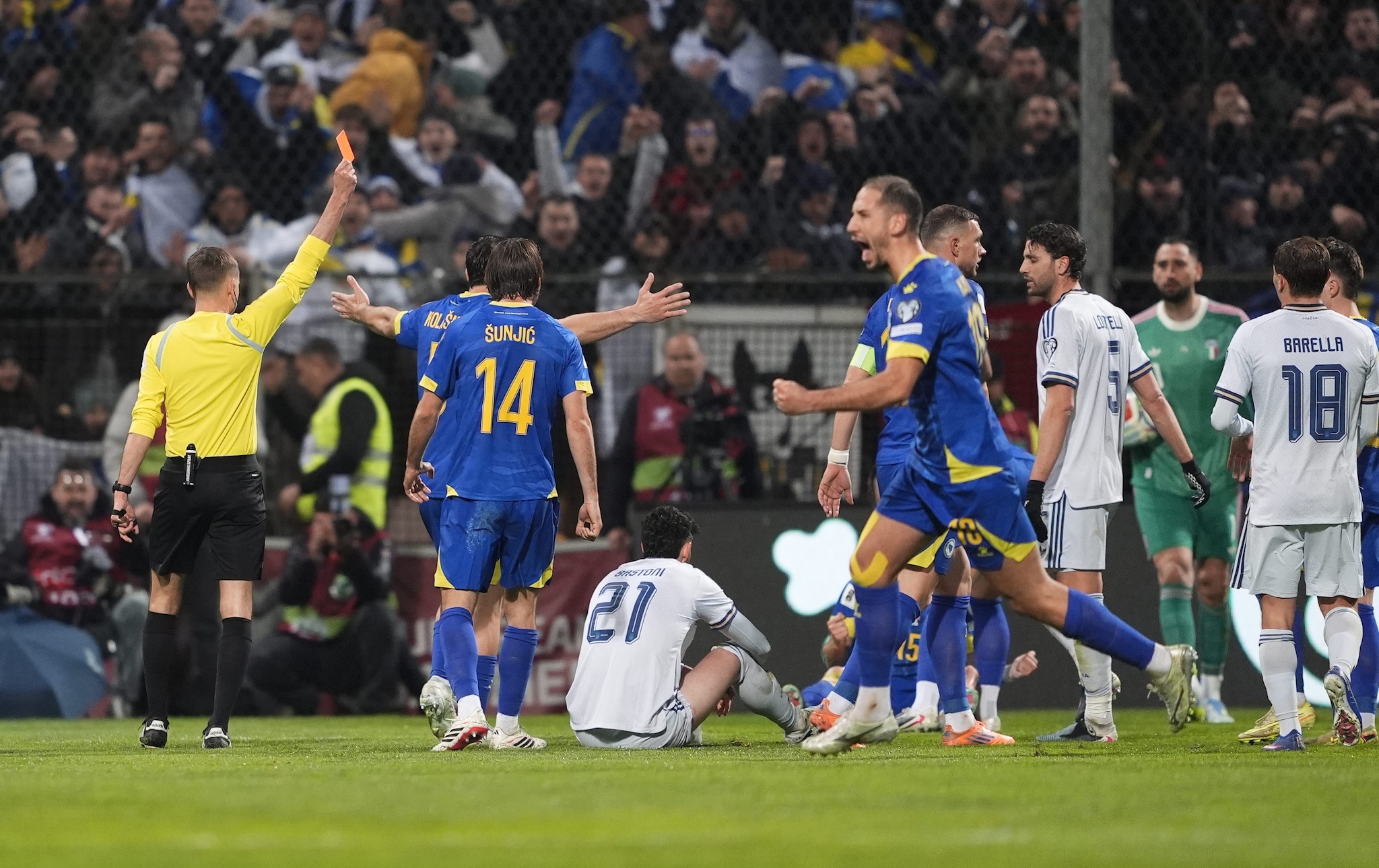 L’Italia ha perso la qualificazione in finale playoff contro la Bosnia.