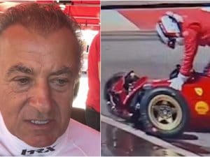 Jean Alesi imbarazzato dopo aver distrutto un’altra Ferrari a Monte Carlo: “Fregato dai trabocchetti”
