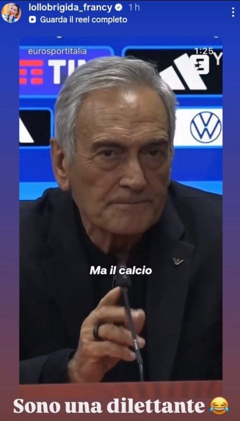Francesca Lollobrigida che ha vinto due medaglie d’oro a Milano Cortina usa l’arma dell’ironia.