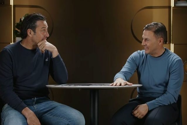 Toni e Cannavaro ridacchiano quando parlano dei problemi tra Buffon e Capello alla Juve