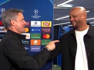 Luis Enrique e la divertita domanda a Kompany dopo il 5-4 in PSG-Bayern: “L’hai visto anche tu?”